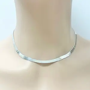 Sterling Silver 925 High Polished Chain Necklace Bracelet