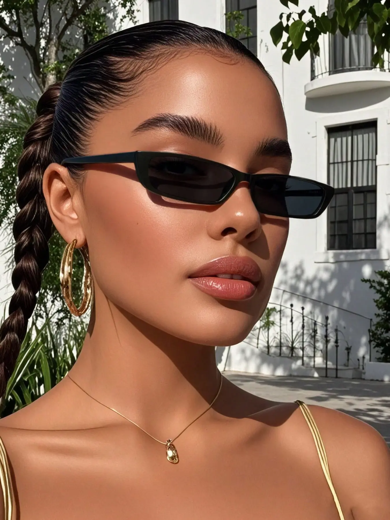 Unisex Small Frame Fashion Glasses, Casual Stylish Glasses, Sunglasses, Trending Glasses, Daily Wear, Street Style, Party, Outdoor, Casual, Beach Vacation, Versatile Eyewear, Durable PC Material, Unisex Design