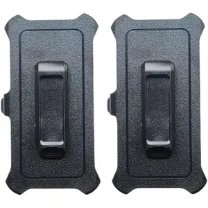 2 Pack Replacement Belt Clip Holster Compatible with OtterBox Defender Series Case for Apple iPhone 15 Pro Max(6.7")
