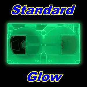 Glow In The Dark Green VHS Tape Shell w/T-130 Tape