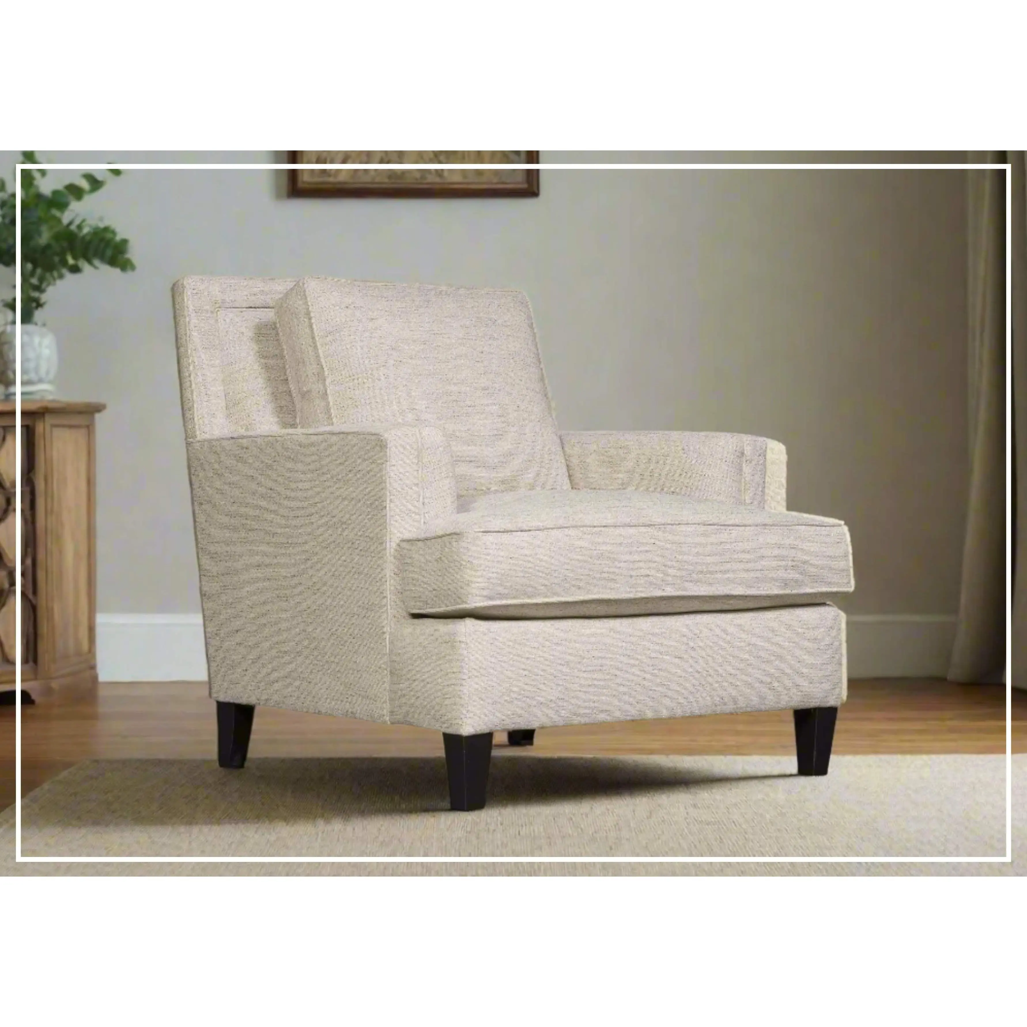 Bernhardt Addison Chair in Cream