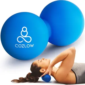 COZLOW Double Lacrosse Ball – Cobalt Blue Peanut-Shaped Roller Tool for Mobility & Everyday Use | Ergonomic Dual Ball Design