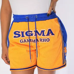 Sigma Gamma Rho Embroidered Basketball Shorts