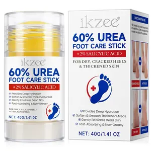 Ikzee Urea Care Stick, containing urea and aloe vera ingredients, is designed to deeply moisturize and hydrate dry and cracked skin. It effectively nourishes and replenishes moisture, suitable for dry areas such as elbows and soles of feet.