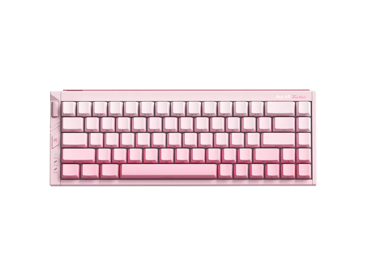 MCHOSE Ace68 Turbo 65% Aluminum Hall Effect Magnetic Switch Keyboard, 16K Polling, Wired - Peach Pink