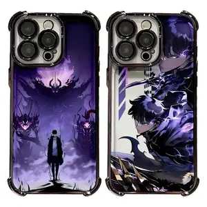 Anime Solo Leveling Sung Jin-Woo Cool Phone Cases for iPhone 17 16 15 14 13 12 11 Pro Air Plus ProMax and Samsung Galaxy S26 Ultra S25 S24 S23 S22 anti drop and phone case