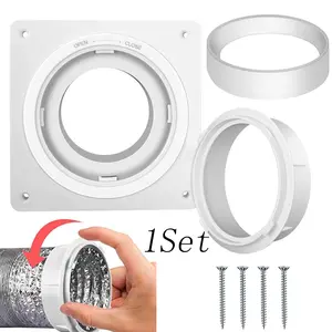 1 Set wist Lock Dryer Duct Connector Kit Fits 4 Inch Tubes,Dryer Vent Connector Kit with Twist-Lock Quick Connect,for Kitchen Dryer Washer Bathroom