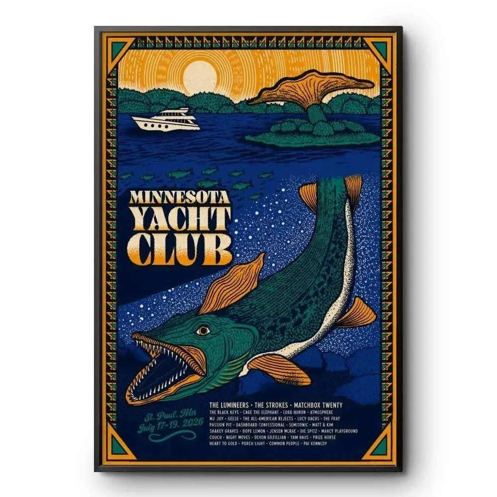 Minnesota Yacht Club St Paul MN July 17-19 2026 Festival Poster