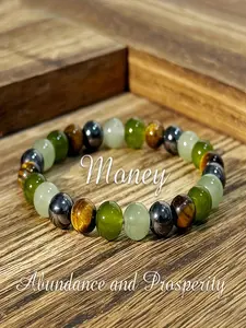 1 PC Women's Bohemian Influence Natural Tiger Eye Stone Multicolor Beaded High Quality Bracelet - Wealth Symbol Meaningful Accessory - Suitable for Daily Wear and Holiday Celebrations | Mother's Day Gift | Birthday Gift