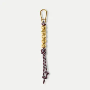 Charming Ocean Shell Keychain – Beaded & Woven Bag Charm, Cute Gift for Friends & Loved Ones