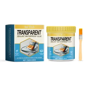 Professional Concrete Crack Filler & Sealant - Transparent Color Quick-Dry Waterproof Adhesive for Outdoor Repair Driveways Patios Sidewalks Self-Leveling Crack Sealant Elasticity Clear finish blends with any surface