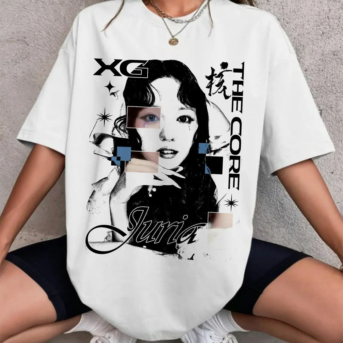 Juria XG Kpop Graphics T-shirt, XG The Core World Tour Shirt, XG The Core T-Shirt