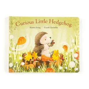 USED-Jellycat Curious Little Hedgehog by Kirsten Irving (Hardcover)