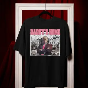Political Shirts, Republican Shirts, Daddys Home T-Shirt, Funny Trump Shirt, White House Trump 2024 T-shirt, Trump 2024 Shirt