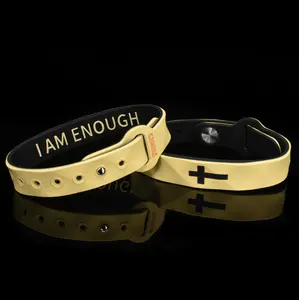 Gemvius I Am Enough Faith Bracelet - Size Adjustable