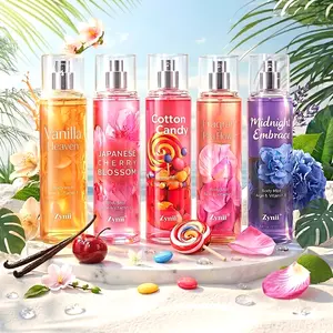 5 Types Women’s Perfume Spray, 8+0.35 fl oz, Long-Lasting Floral & Fruity Scent, Non-Greasy, Alcohol-Based Eau de Toilette, For Hair, Body, Parties, Dates – Great Gift for Special Occasions, Smooth Application, Valentine’s Gift