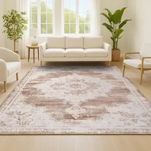 JONATHAN Y Alhambra Ornate Medallion Modern Area Rug; for Living Room, Kitchen, Bedroom, Dining Room, Office