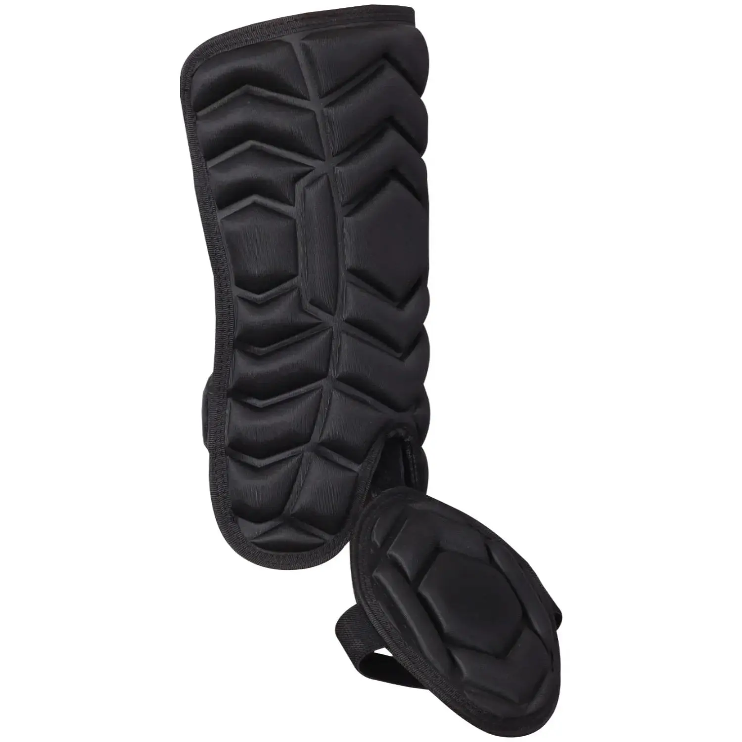 Exxact Sports Pre-Curved Batter's Leg Guard for Adult & Youth, Breathable EVA Protective Gear for Baseball & Softball with Adjustable Straps