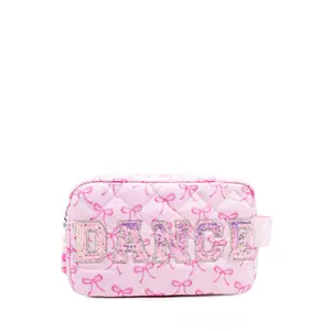 OMG Printed Quilted Pouch