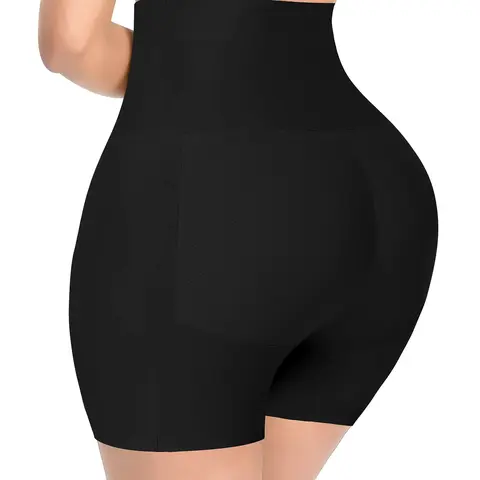 COODO Low Back Shapewear Shorts for Women, Tummy Control Butt Lifting Body Shaper