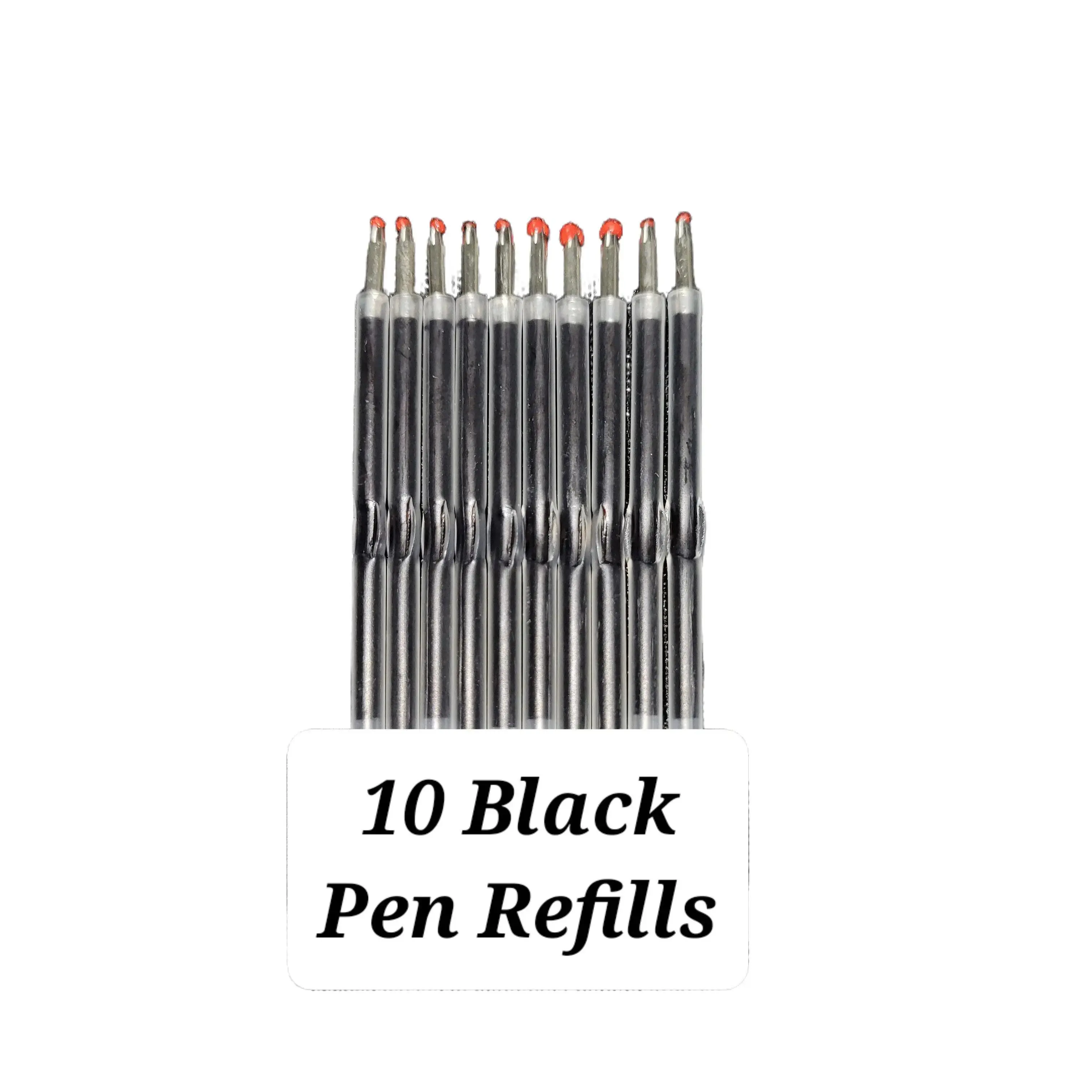 10 Black Refills for Beadable Pens