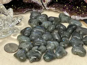 Labradorite Cartoon Hearts