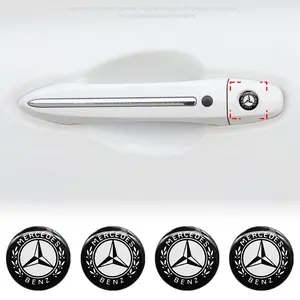 Car Lock Hole Sticker for Door Lock Protection, Compatible with Mercedes-Benz B R G Class Glk Gla C200 E200 C200l S400 W211 W221