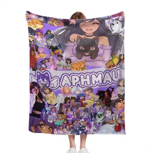 APHMAU Soft Flannel Blanket for Bed, Cozy Throw Blanket for Couch, Cute Bedroom Decor, Gift for Christmas Halloween Thanksgiving, Heavy & Fuzzy Blanket for Women Kids