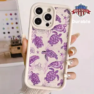 [Colorful Turtle Case] Shockproof Soft Colorful Sea Turtle Phone Case |   Suitable for iPhone 11 12 13 14 15 16 Pro Max 7 8 Plus SE 2022 X XR XS