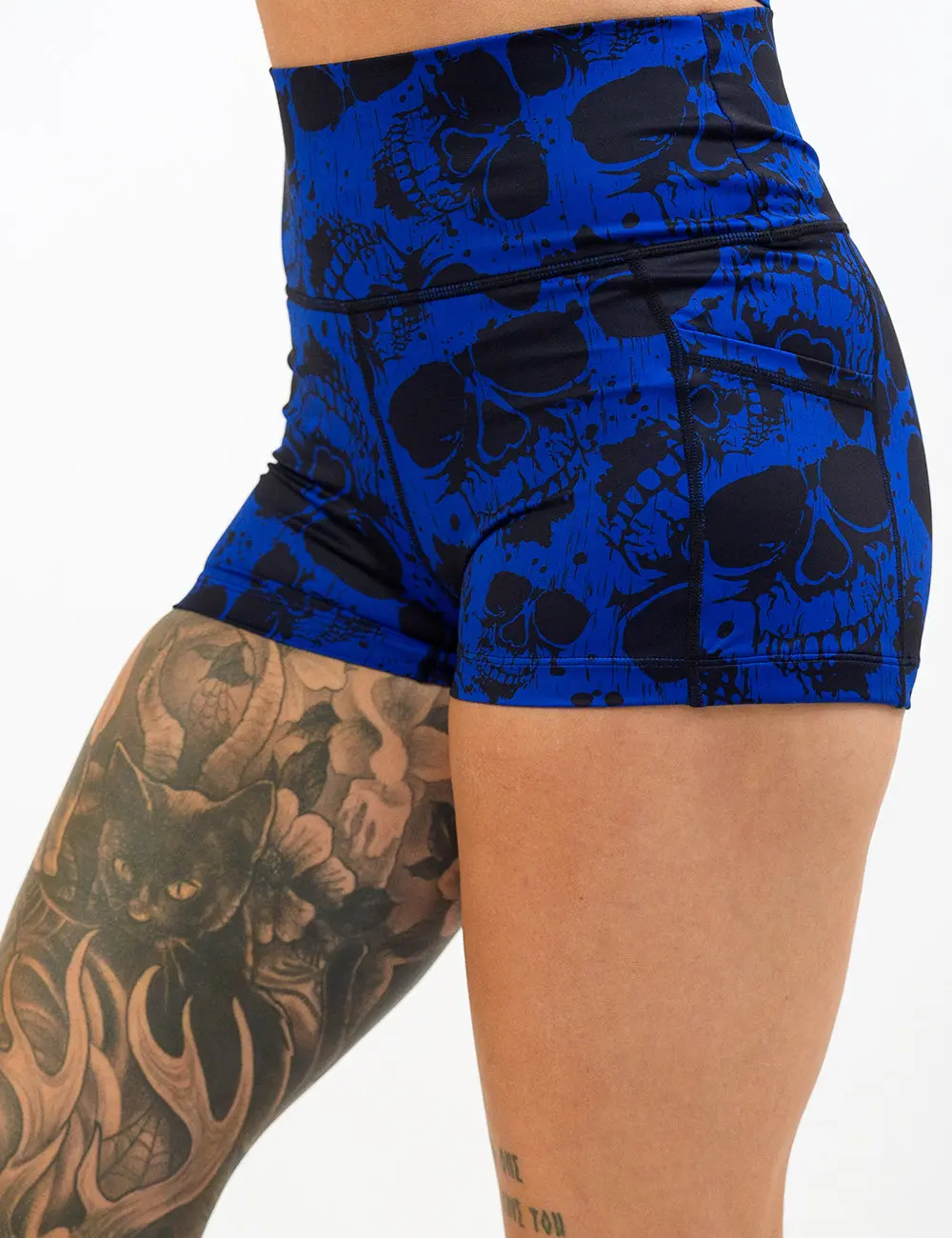 CVG Shorts Cobalt Skulls