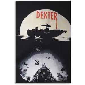 Dexter Canvas Poster Wall Art - Aesthetic Home Decor Painting for Living Room Bedroom Bar 27