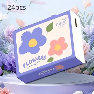 24 Packs Disposable Paper Towels, Small Package Wood Pulp Toilet Paper, Portable Individual Packaging, Kitchen Bathroom Home Essential