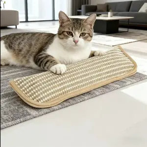 Interactive Catnip Chew Toy with [6000mg A+ Organic Catnip], Soft Sisal Material Scratching and Kicker Cat Toys for Indoor Kittens, Drives Bored Cats Crazy with Fun