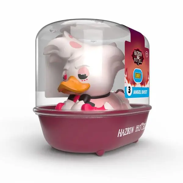 TUBBZ New Limited Edition Official Hazbin Hotel Angel Dust Collector's PVC Vinyl Figure, 3.54" Tall TV & Movie Character Collectible Figurine/Statue