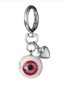 European Gothic-style Demon Eye Resin Heart-shaped Halloween Eye Keychain