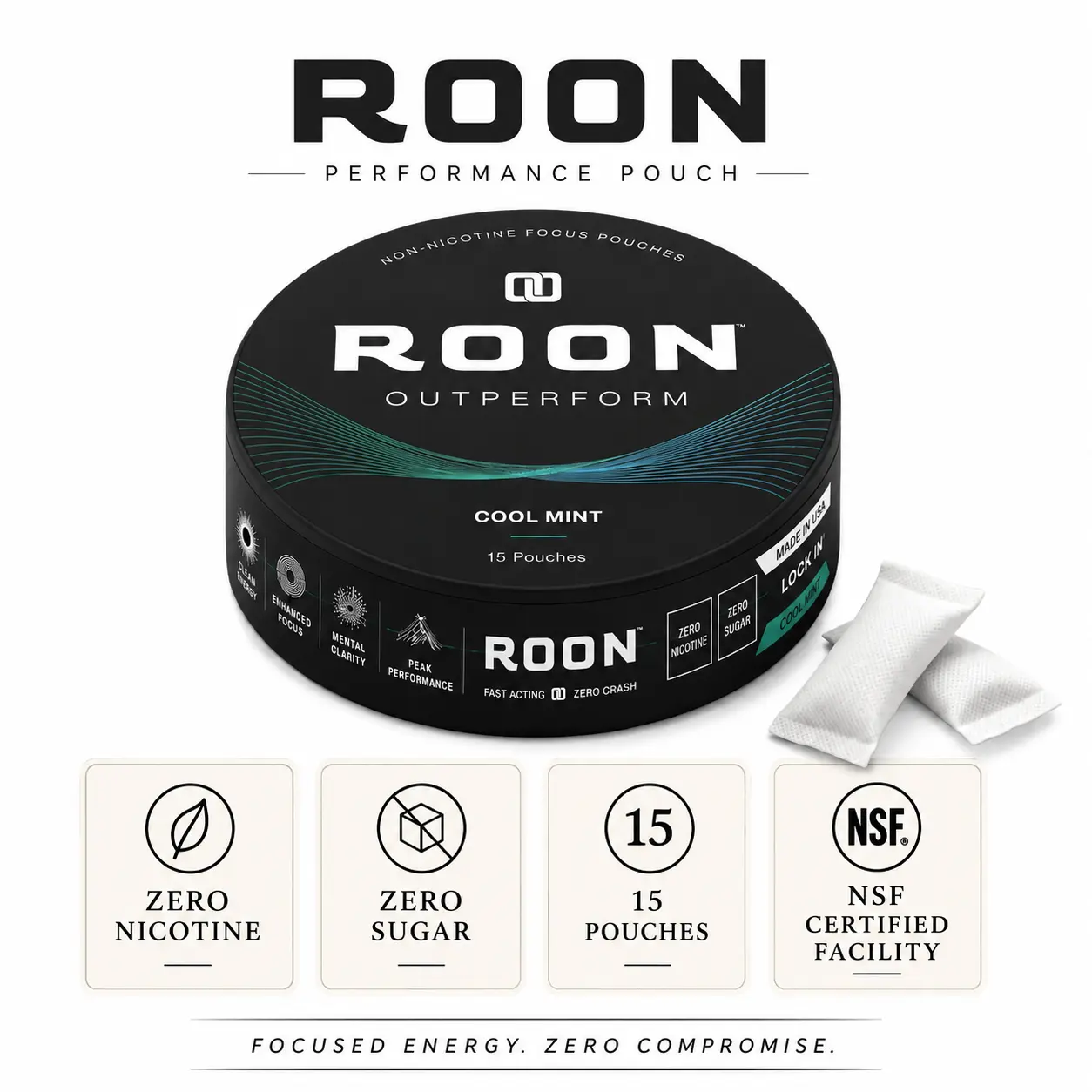Roon Cool Mint Focus Pouches
