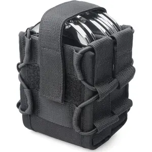 Double Handcuff Pouch, Handcuff Holster for Duty Belt, Molle Handcuffs Case for Vest Fit Asp/Hinged/Chain/Folding Rigid Handcuffs, Hand Cuff Holster for Police, Law Enforcement, Security GuardVelvet Bloom15