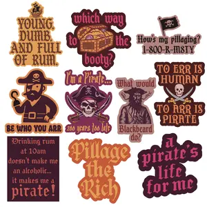 Pirate Sticker Extra Large Stickers Funny Buccaneer Adhesives with Memes Funny Stickers with Colorful Graphic Decals Funny   Multi -