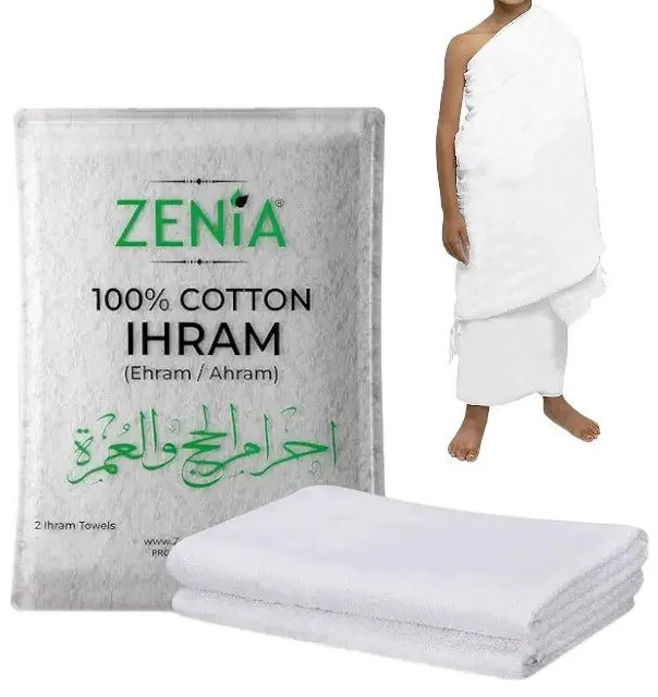 Zenia Cotton Ihram Ehram for Boys 35x70in