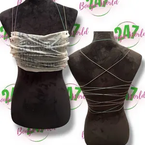 News Paper Resin Top - Abstract Design on Mannequin Display by Bouge World 247