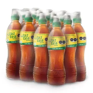 12 Pack Jaztea Jasmine Iced Tea 500ml (16.9 fl oz) Each – Natural Ingredients, Refreshing Mexican Jasmine Tea Drink, Light & Smooth Flavor, Made in Sinaloa Mexico