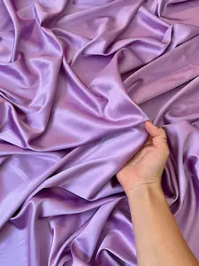 Lavender Stretch Crepe Back Satin
