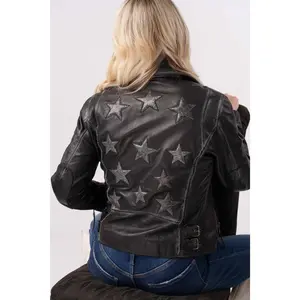 Mauritius Midnight Star Leather Jacket