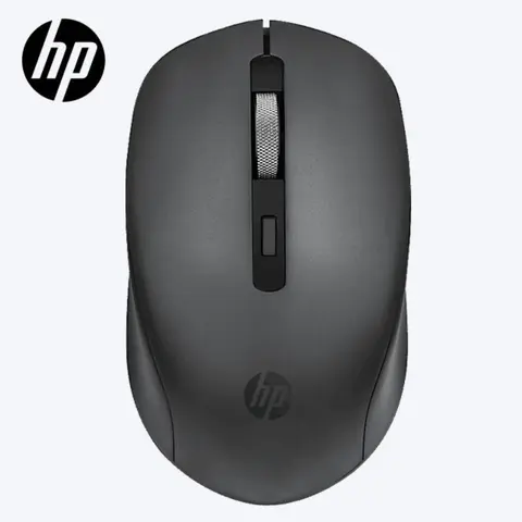 HP S1000 Plus 2.4G Wireless Mouse, PC Mouse, 3 Adjustable DPI Speed and Precision Silent Mouse, Wireless Office Mouse, Gaming Mouse with Ergonomic Design, Long Battery Life Mouse for Computers, Laptops, MAC, Windows, Universal Compatibility