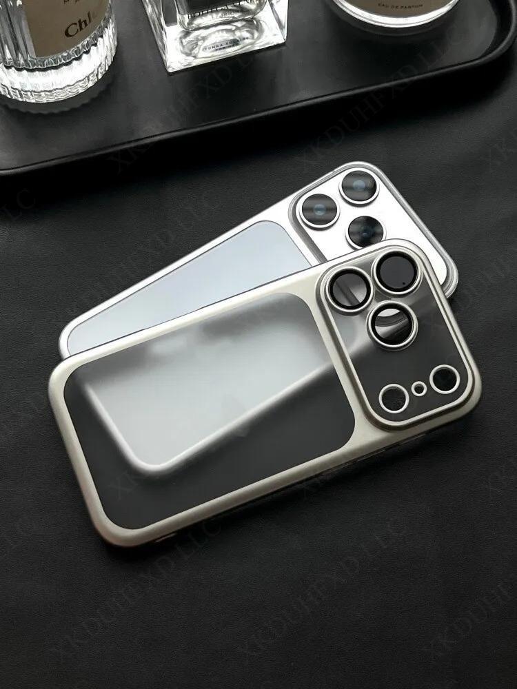 UV Coating Nano Matte Translucent Hard PC Case for iPhone 17 Air 16 pro max cases 15 13 12 11 Pro Max Ultra Thin Plating Frosted Bumper Cover