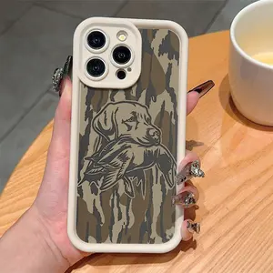 Antique Camouflage Hunting Tpu Phone Case for iPhone 6/7/8/x/XS/XR/XS Max, Anti-Drop Shockproof Full Cover, Gift for Women and Men