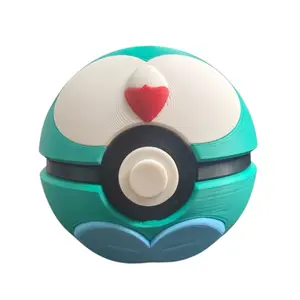 Shiny Rowlet Poke Ball - Inspired 3D Printed Collectible