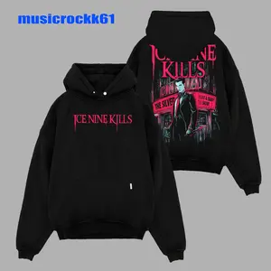 Ice Nine Kills Graphic Hoodie , Unisex Vintage Cotton T-Shirt, Rock Merchandise, Perfect for Music Fans High Neck Apparel