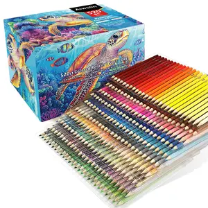 520 Count Colored Pencils for Adult Coloring Books, Soft Core, Ideal for Drawing Blending Shading
