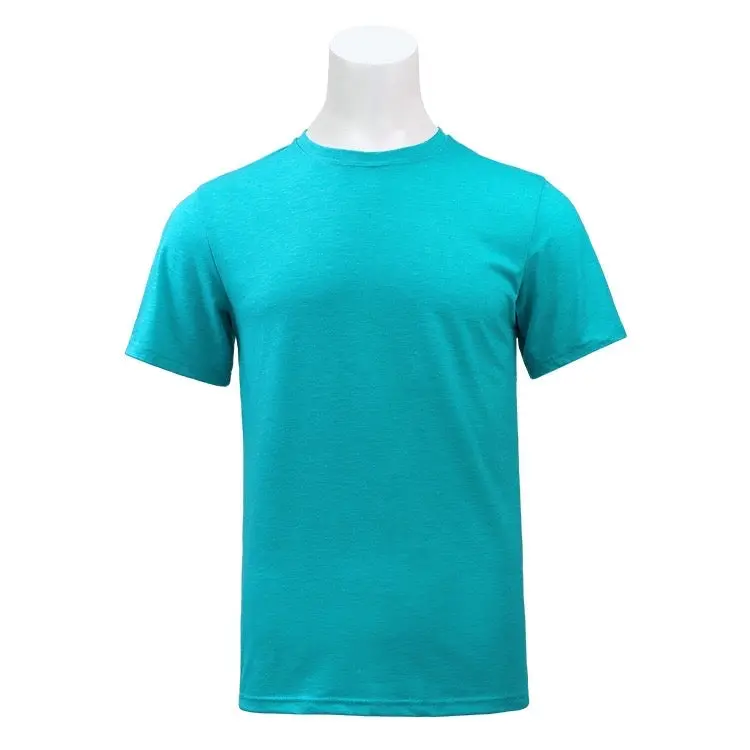 Polyester T-Shirt -Heather Teal Polyester T-Shirt -Heather Teal